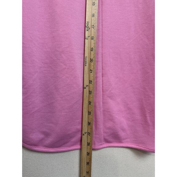 Crown & Ivy women's Top Sz L Pink Short Sleeves Soft Feminine Classic Casual - Picture 12 of 12